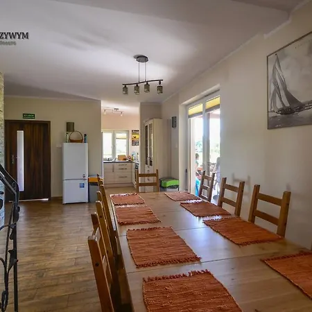 Séjour à la ferme Dom Nad Krzywym - Prywatna Plaza, 2 Boiska, Sauna, Plac Zabaw *